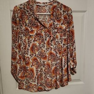 Paisley Print Women's Top